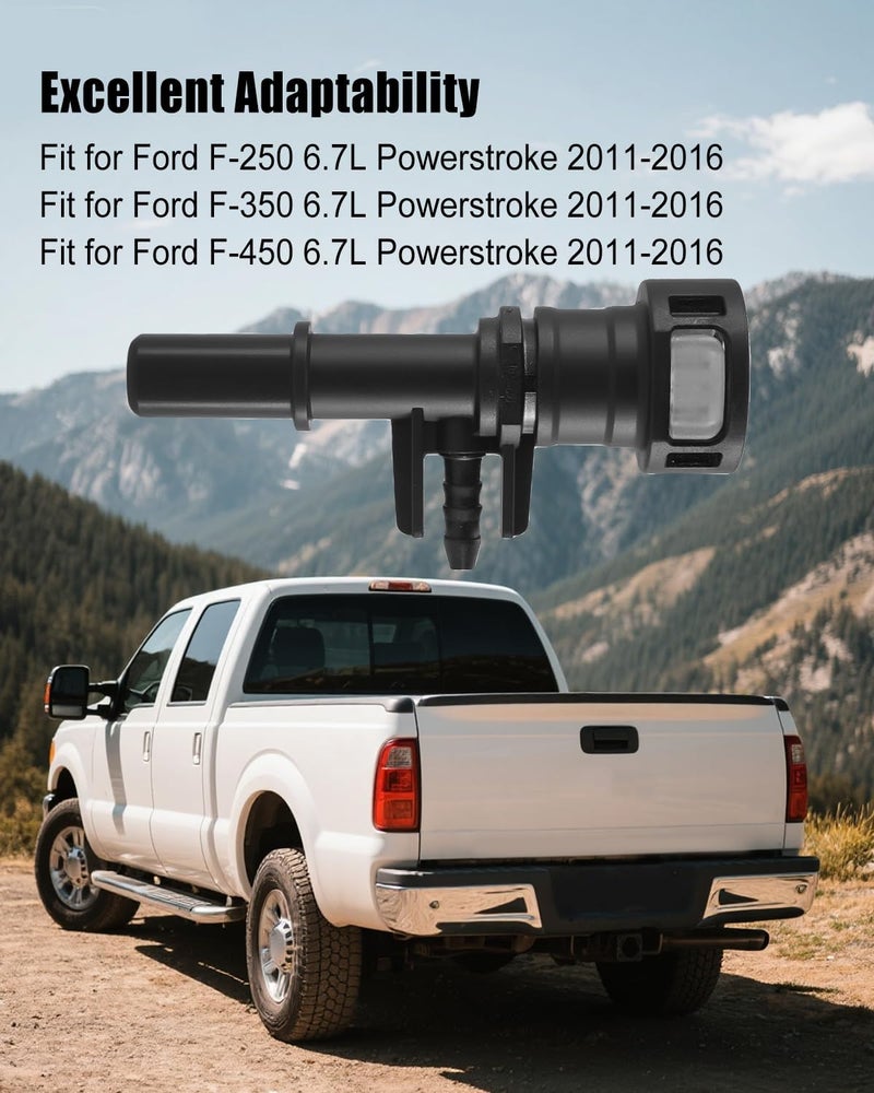 Tavaski موصل إصلاح خط عودة فلتر الوقود مناسب لفورد 6.7L F-250 F-350 F-450 2011-2016، استبدال BC3Z-9B246-A BC3Z-9A564-B، موصل خط عودة فلتر الوقود - Image 5